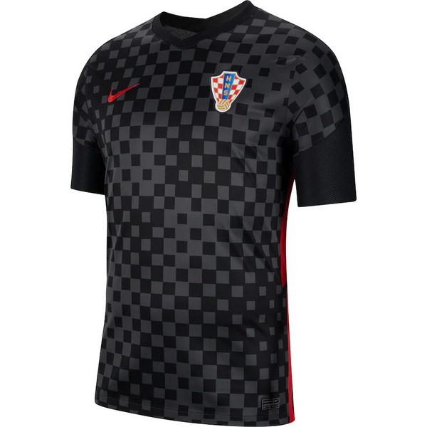 Tailandia Camiseta Croacia Segunda equipo 2020 Negro